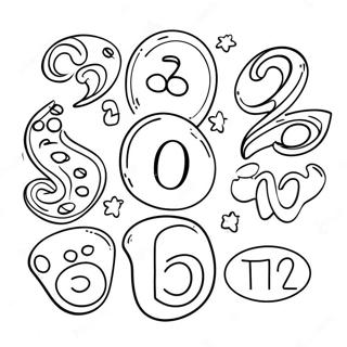 Numbers Coloring Page 75497-18566