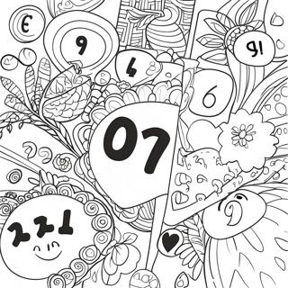 Numbers Coloring Page 75497-18568