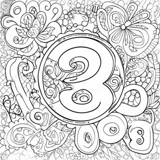 Colorful Numbers Coloring Page 75498-18569