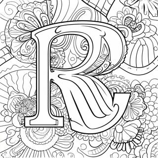 Letter R Coloring Pages