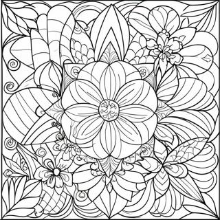 Quilt Patterns Coloring Pages