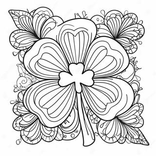 Lucky Shamrock Coloring Page 75704-18730