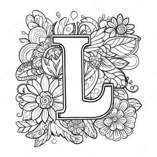 Lively Letter L Coloring Page 75833-18830