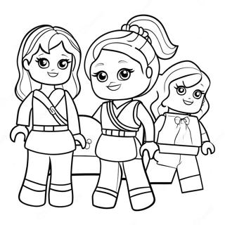 Lego Friends Coloring Pages