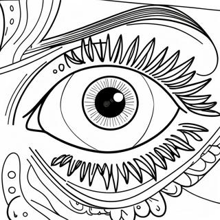 Eye Coloring Pages