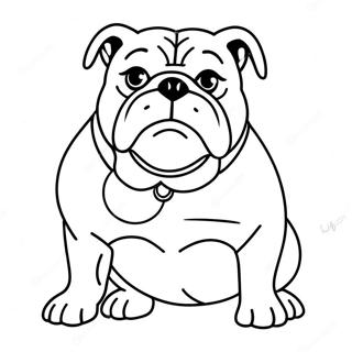 Bulldog Coloring Pages