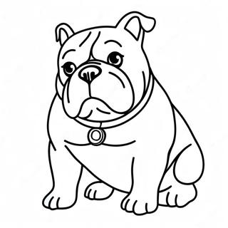 Bulldog Coloring Page 76090-19026