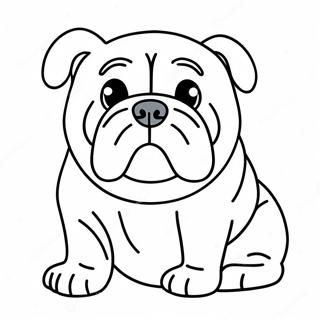 Bulldog Coloring Page 76090-19028