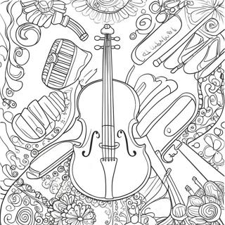 Instrument Coloring Pages