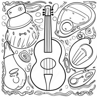 Instrument Coloring Page 76344-19226