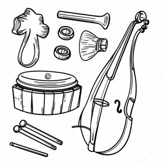 Instrument Coloring Page 76344-19228