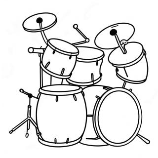 Joyful Drums Coloring Page 76347-19238