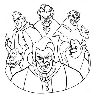 Disney Villains Coloring Pages