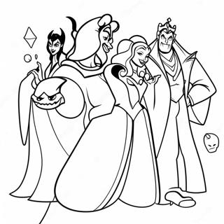 Disney Villains Coloring Page 76369-19248