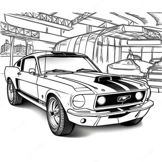 Mustang Gt Mustang Coloring Pages