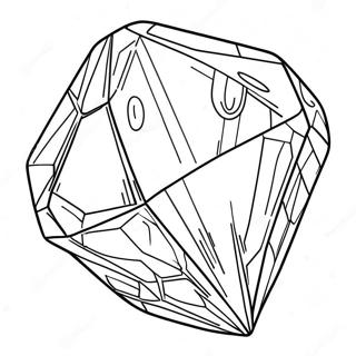 Sparkling Gemstone Rock Coloring Page 76500-19353