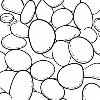 Smooth Pebble Rock Coloring Page 76502 19361