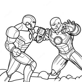 Iron Man Coloring Pages