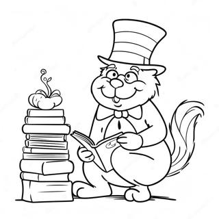 Read Across America Coloring Page 76650-19468