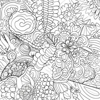 Grunge Aesthetic Patterns Coloring Page 76676-19485