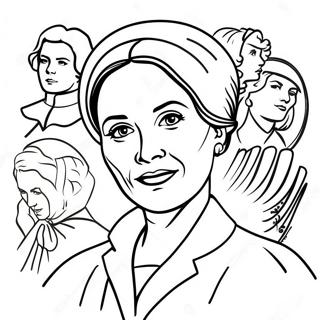 Inspirational Women In History Coloring Page 76704 19513