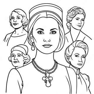 Inspirational Women In History Coloring Page 76704 19515