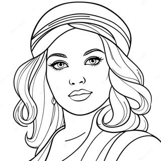 Famous Female Figures Coloring Page 76705-19517