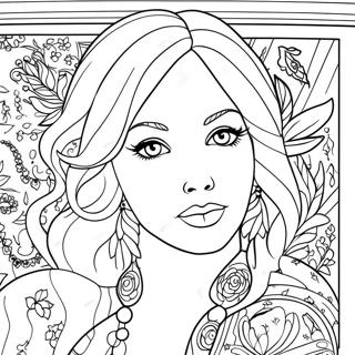Famous Female Figures Coloring Page 76705-19520