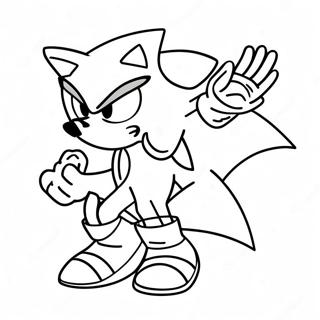 Sonic Boom Coloring Pages