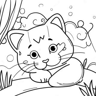 Catnap Coloring Page 77008-19726