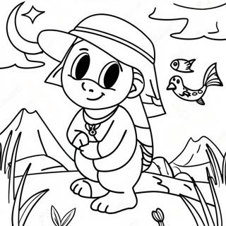 Adventurous Raya Coloring Page 77060-19770