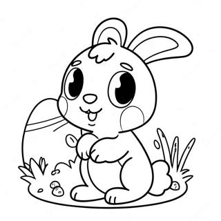 Bluey Easter Coloring Pages