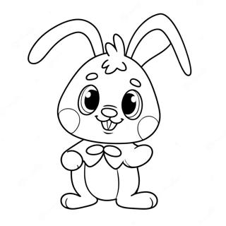 Bluey In A Bunny Costume Coloring Page 77140-19838