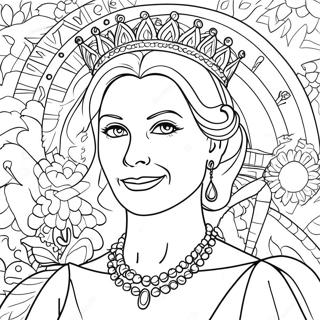 Queen Coloring Pages