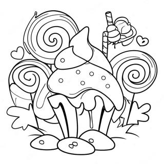 Candyland Coloring Pages