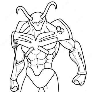 Blue Beetle Coloring Pages