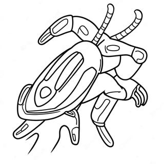 Blue Beetle Coloring Page 77291-19948