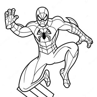 Spiderman 2099 With Cool Gadgets Coloring Page 77398-20038