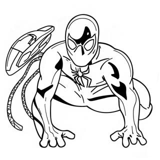 Spiderman 2099 With Cool Gadgets Coloring Page 77398-20039