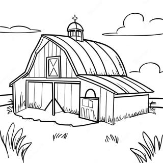 Barn Coloring Pages