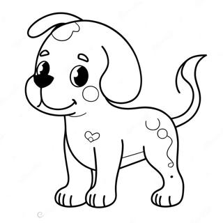 Cute Dog Coloring Page 77498-20105