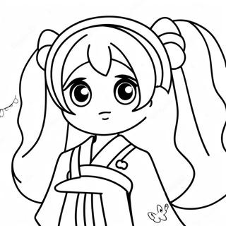 Miku Coloring Pages