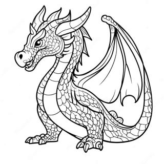 Mythical Dragon For Adults Coloring Pages