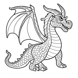 Mythical Dragon Coloring Page 77860-20388