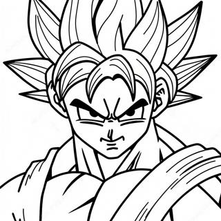 Goku Black Coloring Page 77912-20427