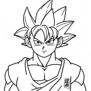 Goku Black Coloring Page 77912-20428