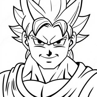 Goku Black With Sword Coloring Page 77914-20434