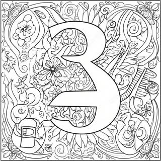 Colorful Spanish Alphabet Coloring Page 77990-20490