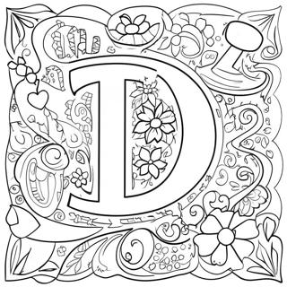 Colorful Spanish Alphabet Coloring Page 77990-20492