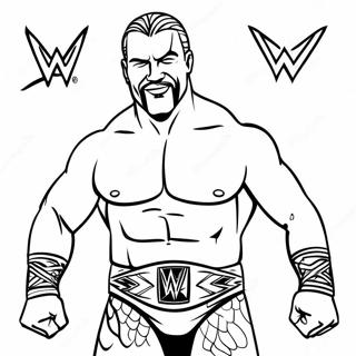 Wwe Coloring Page 78015-20506